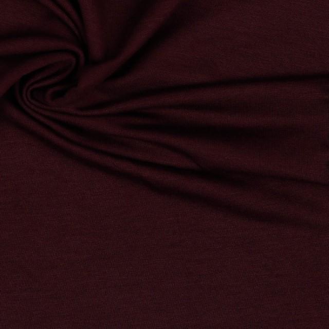 Stoff Jersey Modal bordeaux