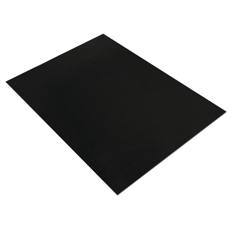 Moosgummi Platte, schwarz, 2 mm
