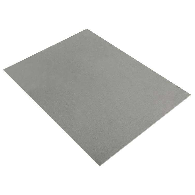 Moosgummi Platte, Grau, 2mm