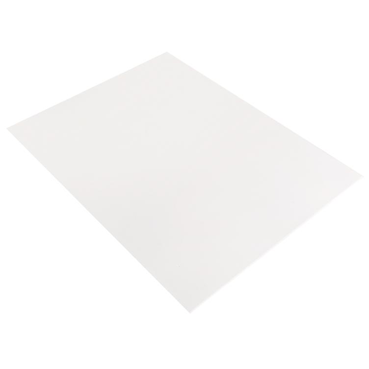 Moosgummi Platte, Weiß, 3mm