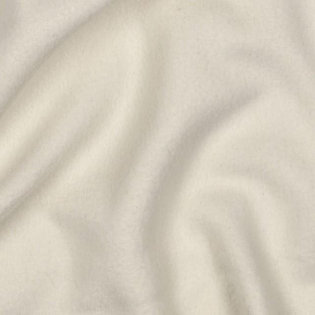 Stoff Baumwolle Fleece Natur - 0