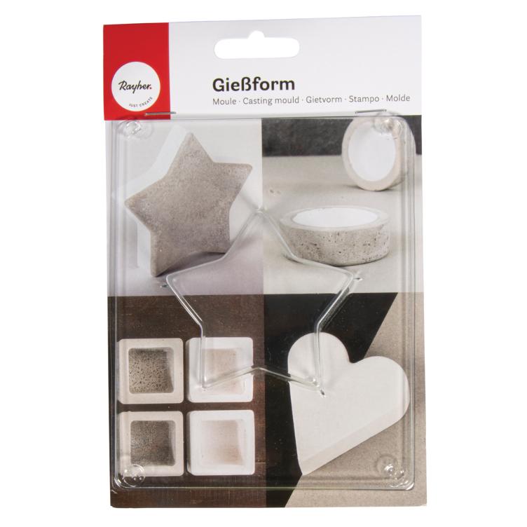 Gießform: Stern, 7cm ø