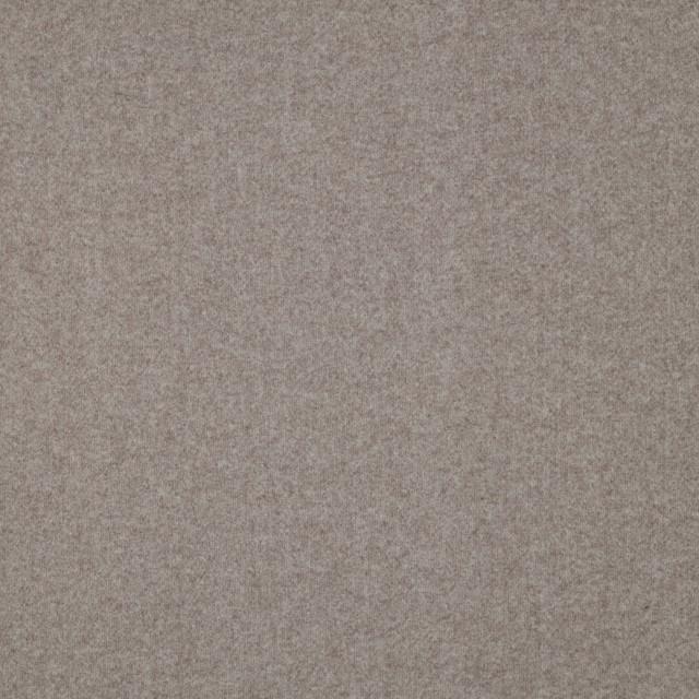 Stoff Knitted Wool meliert taupe - 0