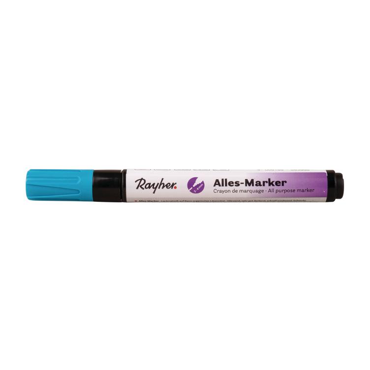 Alles-Marker, m.blau, Rundspitze 2-4mm