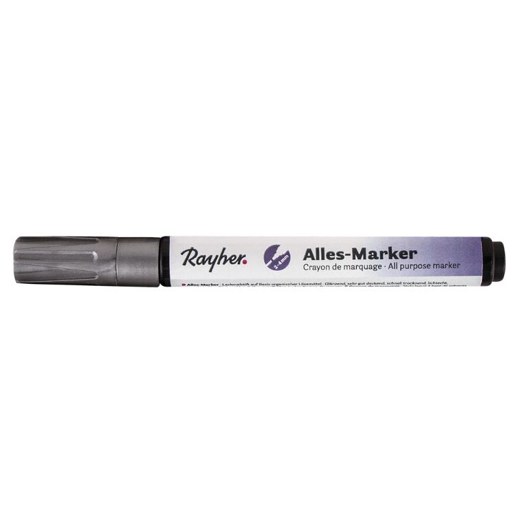 Marker, feine Spitze S, silber