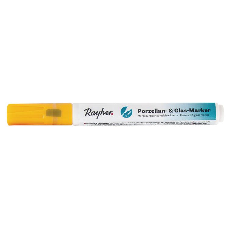 Porzellan & Glas-Marker, goldgelb, 1-2 mm