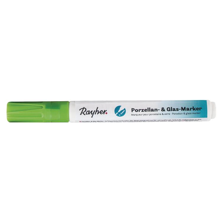 Porzellan & Glas-Marker, apfelgrün, 1-2 mm