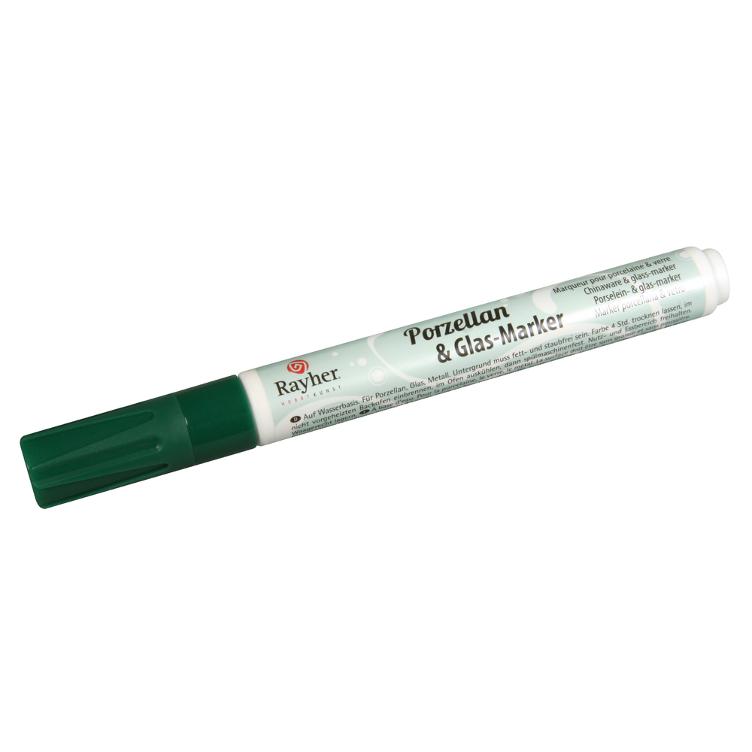 Porzellan & Glas-Marker, blattgrün, 1-2 mm