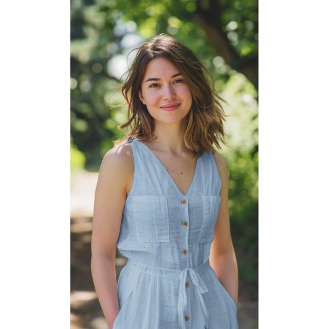 Stoff Baumwolle bestickt Lurex Blumen - 2