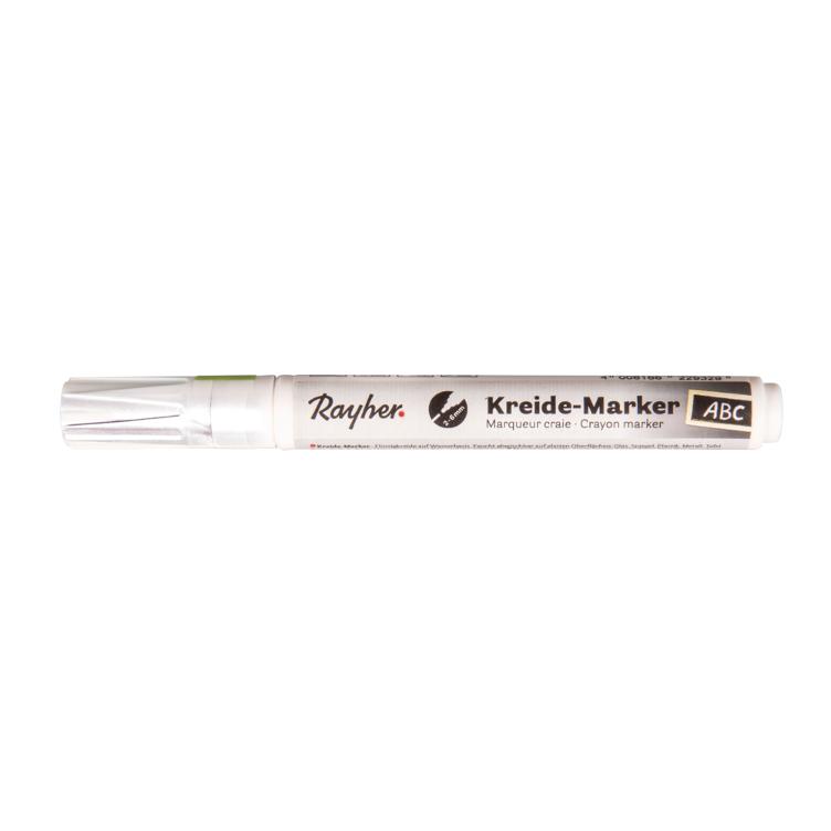 Kreide-Marker, weiß, 2-6 mm