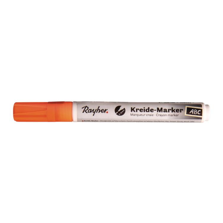 Kreide-Marker, Leucht-Orange, Keilspitze 2-6 mm