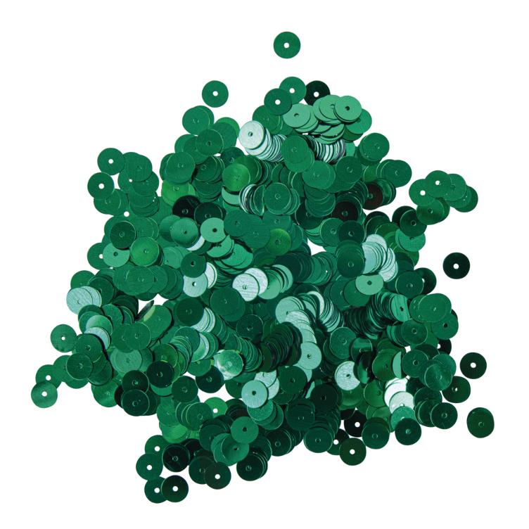 Pailletten, glatt, 6mm ø