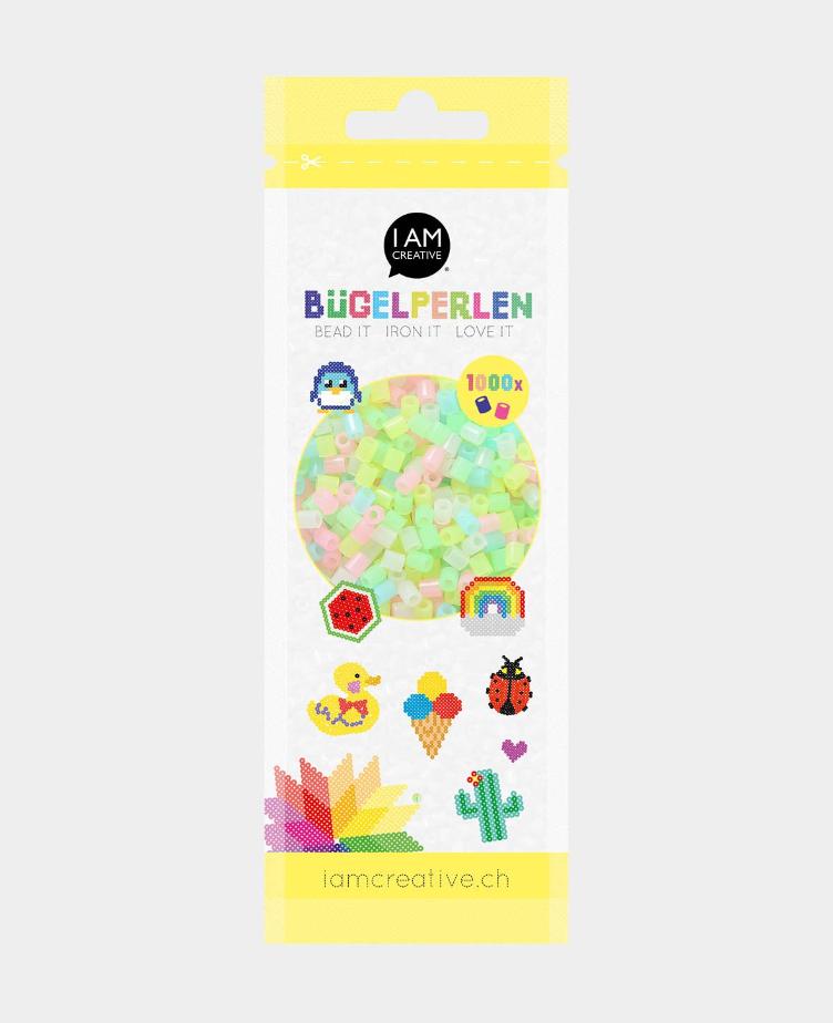Bügelperlen, Nachtleuchtend mix