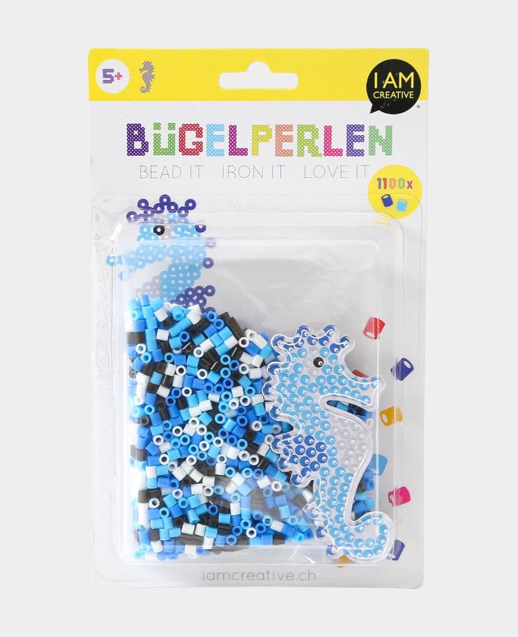 Bügelperlenset Seepferd