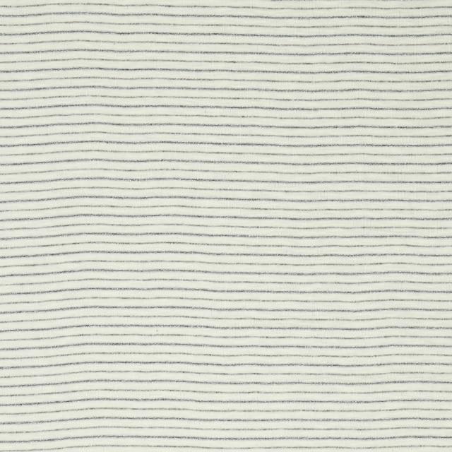 Stoff Jersey gestreift, Silber