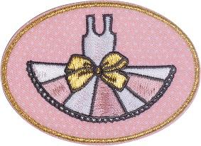 Motiv Ballkleid, Rosa