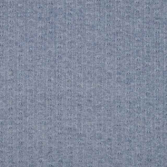 Stoff Viskose Strick Lurex, hellblau