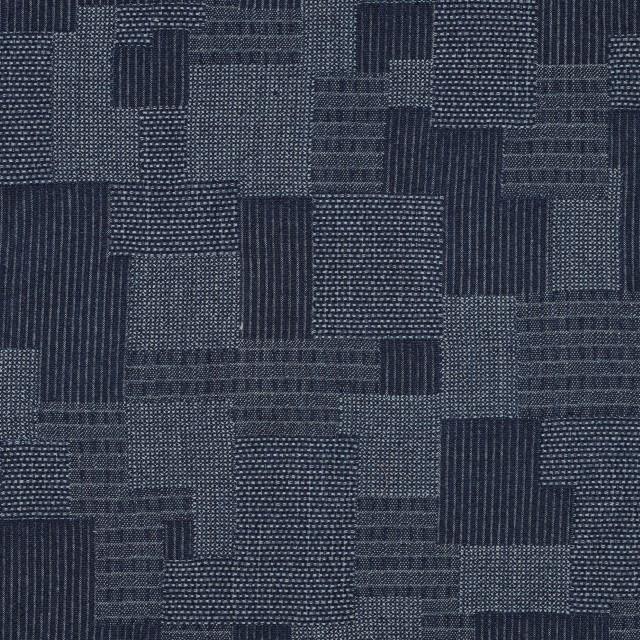 Stoff Baumwolle Denim Jacquard