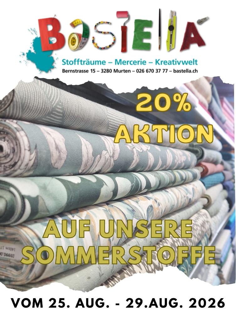 20% Aktion auf Sommerstoffe