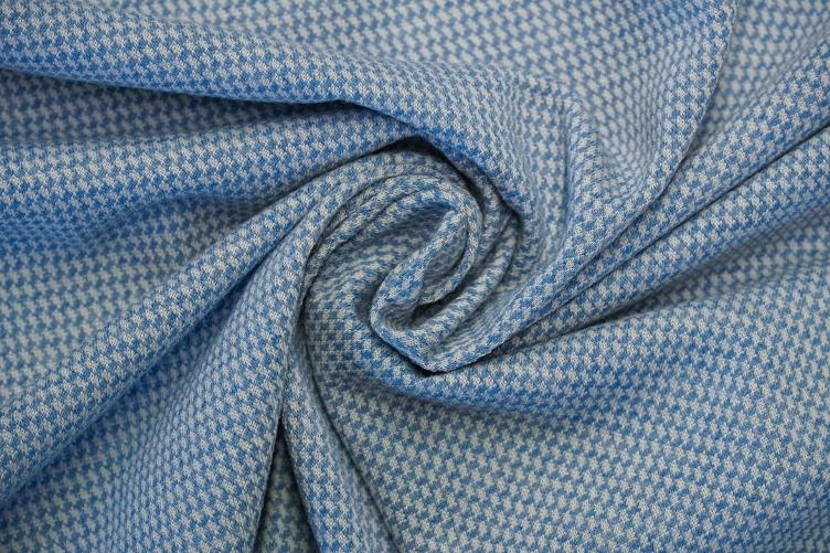 Stoff Baumwolle Sweatshirt grafisch, blau