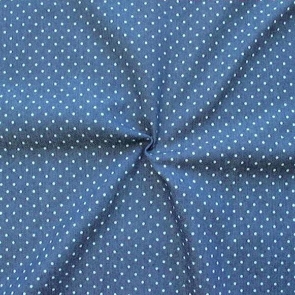 Stoff Baumwolle Petit Dots blue