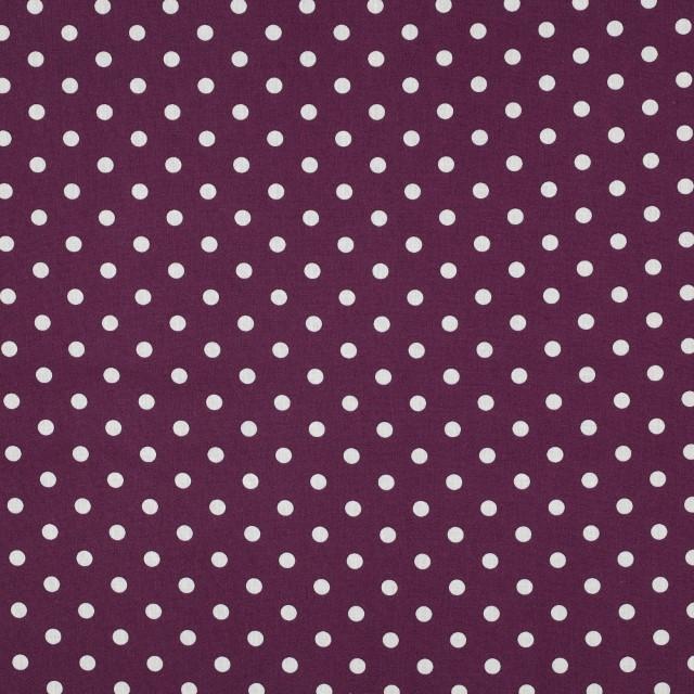 Stoff Baumwolle Dots purple
