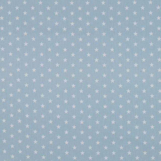 Stoff Baumwolle Petit Stars babyblau