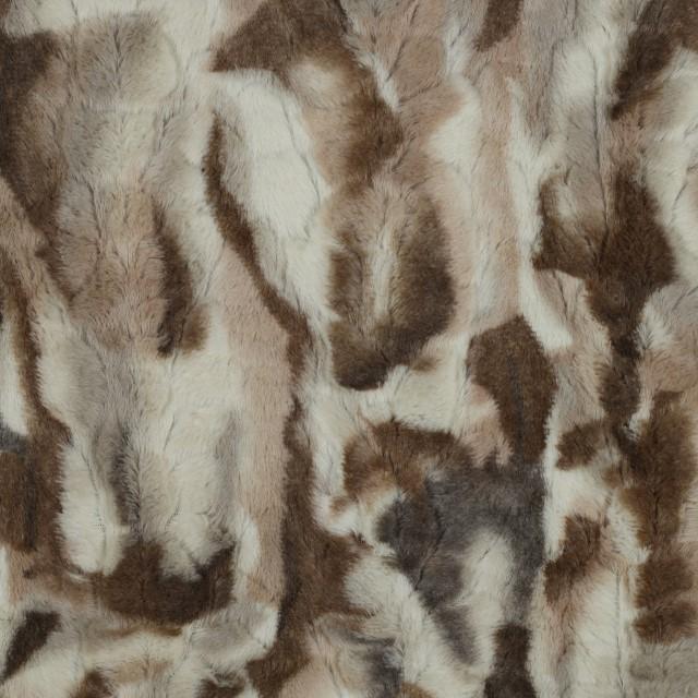 Stoff Kunstpelz, Fur Animal beige - 1