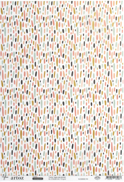 Papier transparent, abstrakt