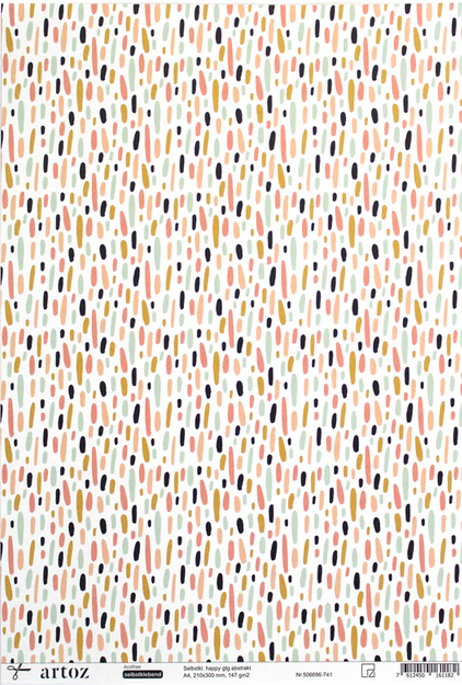 Papier selbstklebend, abstrakt