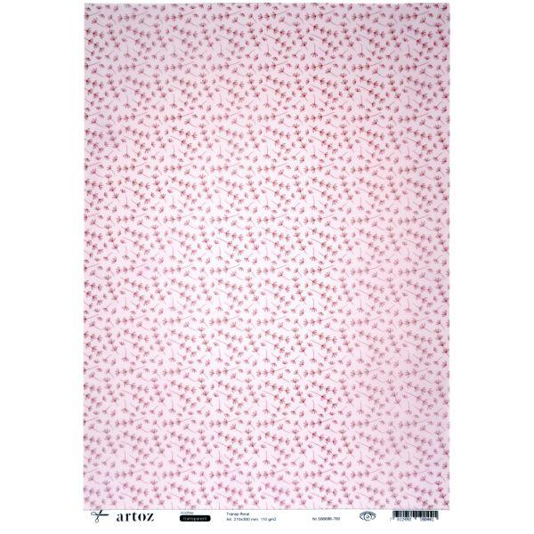 Papier transparent Floral