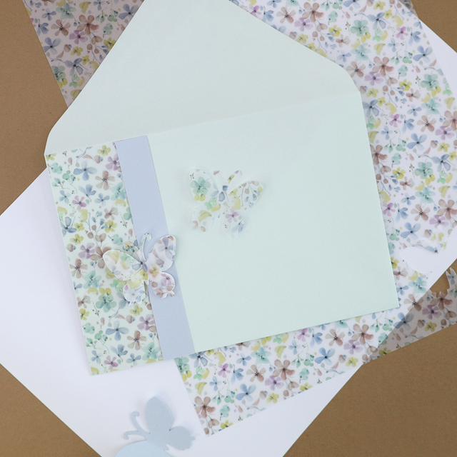 Transp. Bunte Blumen - 0