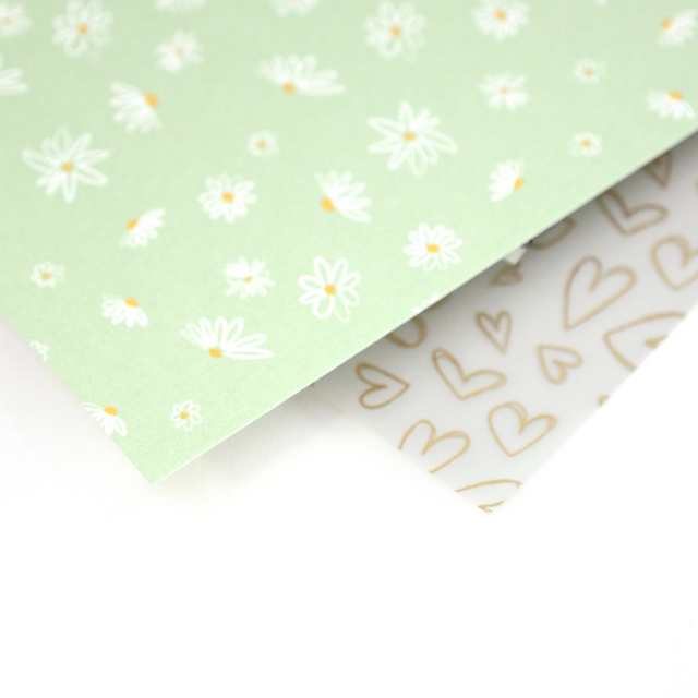 Selbstkl. Blumen mint - 0