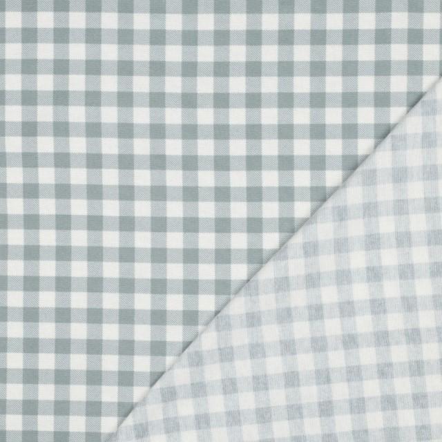 Stoff Flannel Checks blue