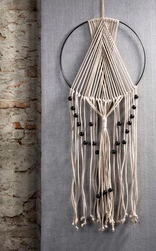 Makramee Rope, 3mm, 250g, hellbraun - 0