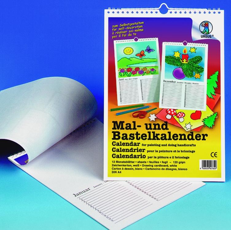Mal- und Bastelkalender A4