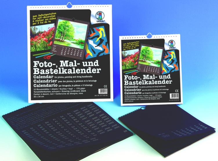 Fotokalender schwarz