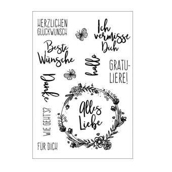 Clear Stempel Sprüche 10
