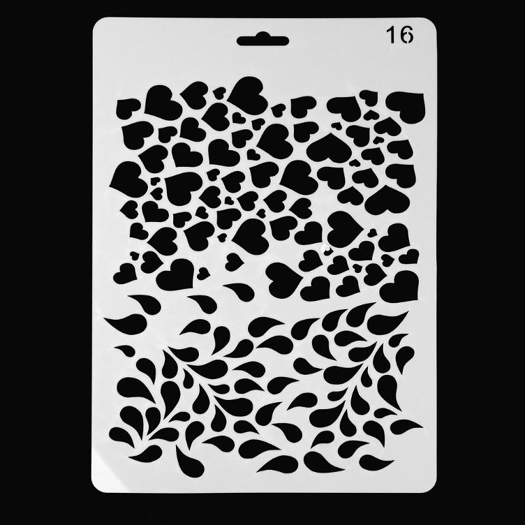 Stencil Herz-Design