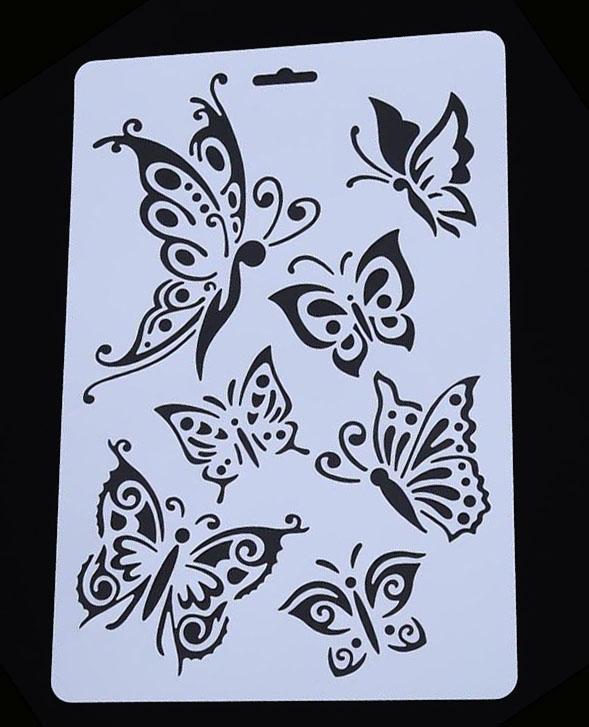 Stencil Schmetterling