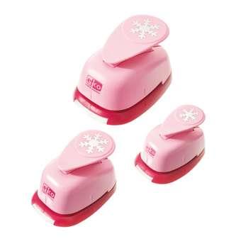Motivlocher Set Schneeflocke 3tlg