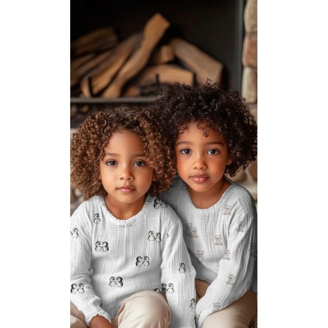 Stoff Musselin, Digital Animals Pinguin - 2