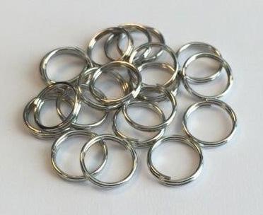Schlüsselringe silber 12mm 20St