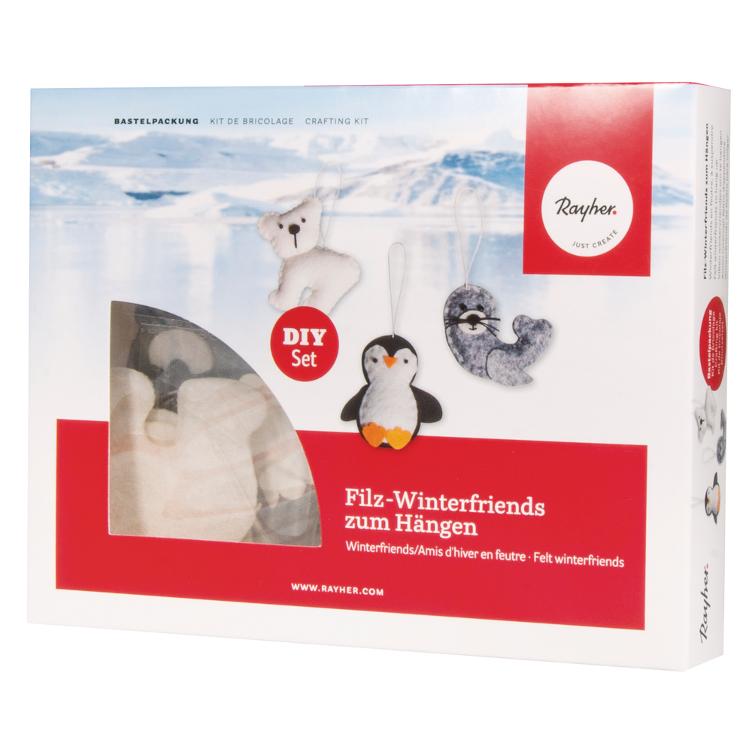 Filz Winterfriends zum Hängen