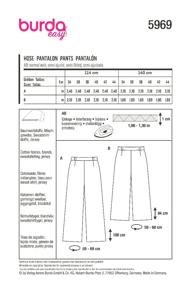 Burda easy 5969 - 0