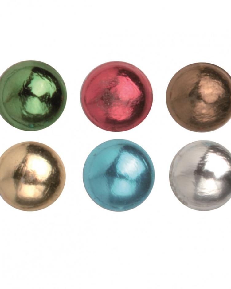 Halbperlen selbstklebend multicolor, 3-4mm