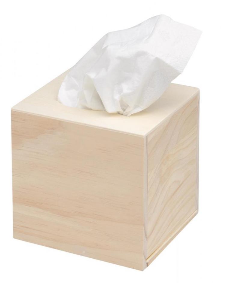 Holz-Tissue-Box