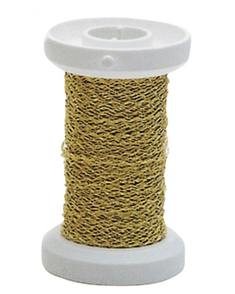 Effektdraht goldfarben, Messing