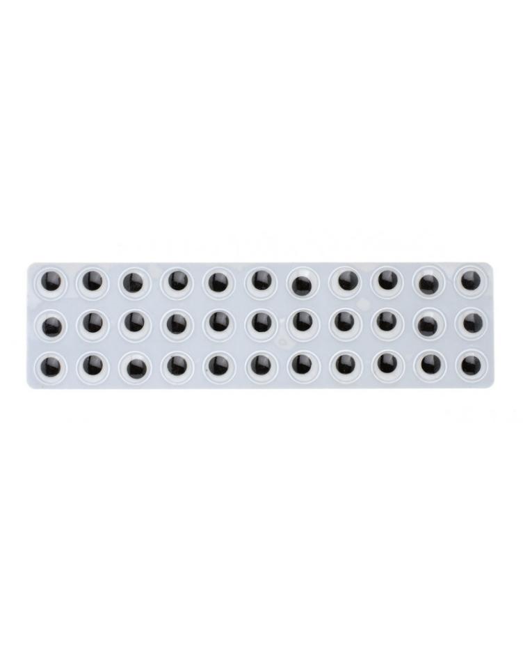 Wackelaugen 10mm rund 30St