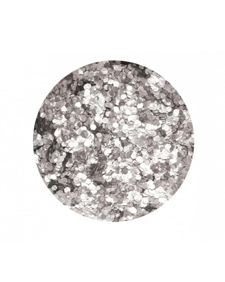Brillant-Glitter holo, 9 g silberfarben